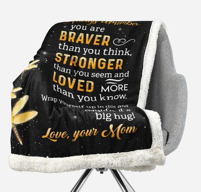 Blanket from mom to daughter for a warmth of time spent together - Galaxate