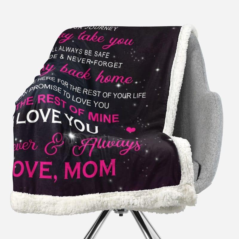 Blanket from mom to daughter for warm memories - Galaxate