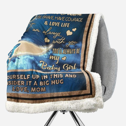 Blanket from mom to daughter for cold evenings - Galaxate