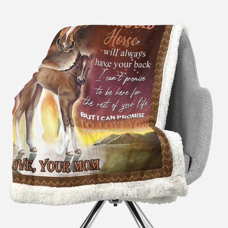 Blanket from mom to daughter for invaluable time together - Galaxate