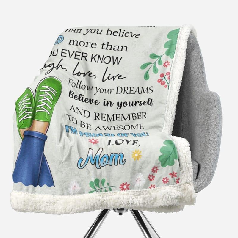 Blanket from mom to daughter for costly time together - Galaxate