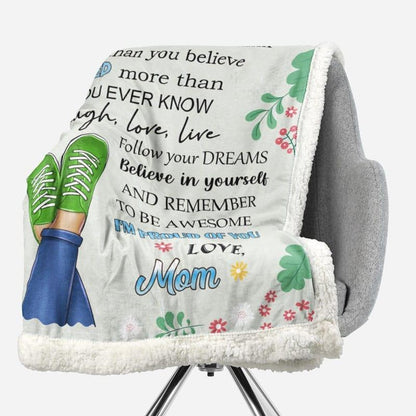 Blanket from mom to daughter for costly time together - Galaxate