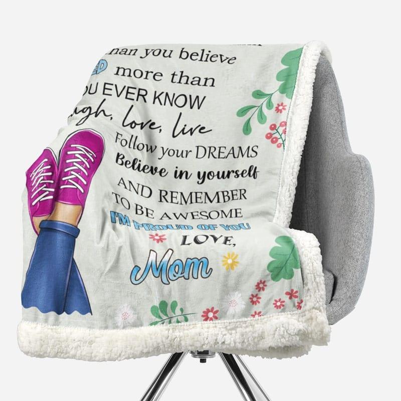 Blanket from mom to daughter for costly time together - Galaxate