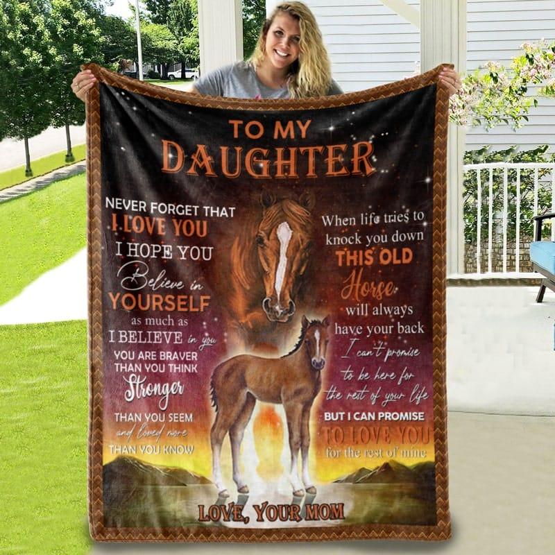 Blanket from mom to daughter for invaluable time together - Galaxate