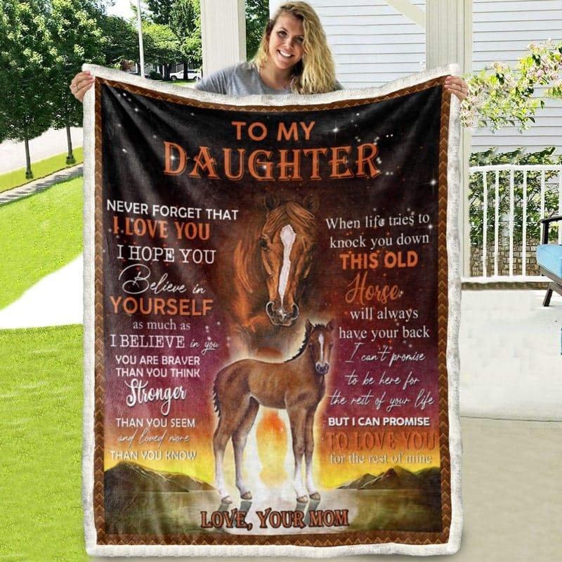 Blanket from mom to daughter for invaluable time together - Galaxate