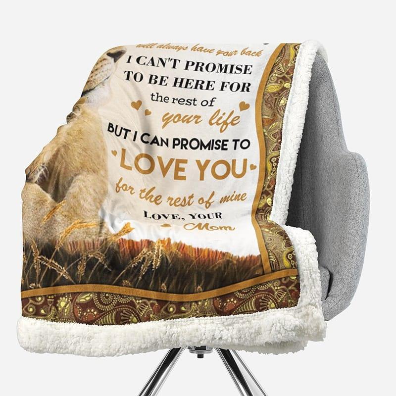 Blanket from mom to daughter for sincere talks - Galaxate