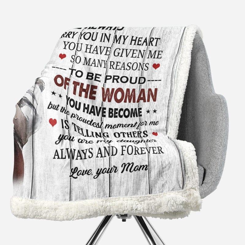 Blanket from mom to daughter with love and blessing - Galaxate