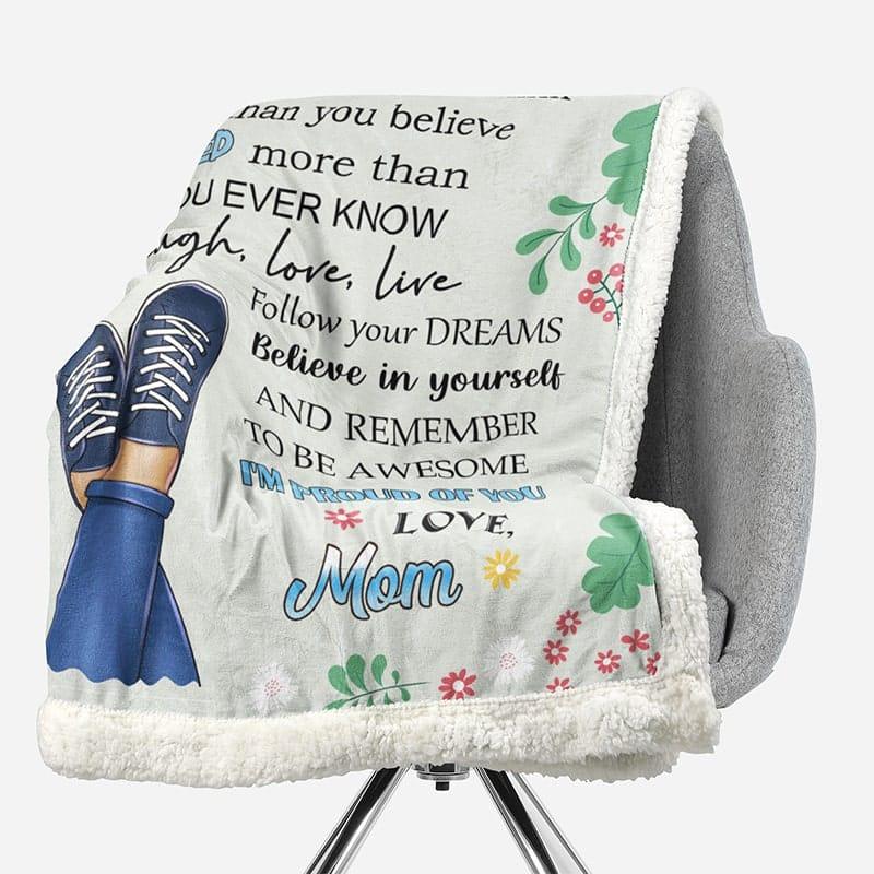 Blanket from mom to daughter for costly time together - Galaxate