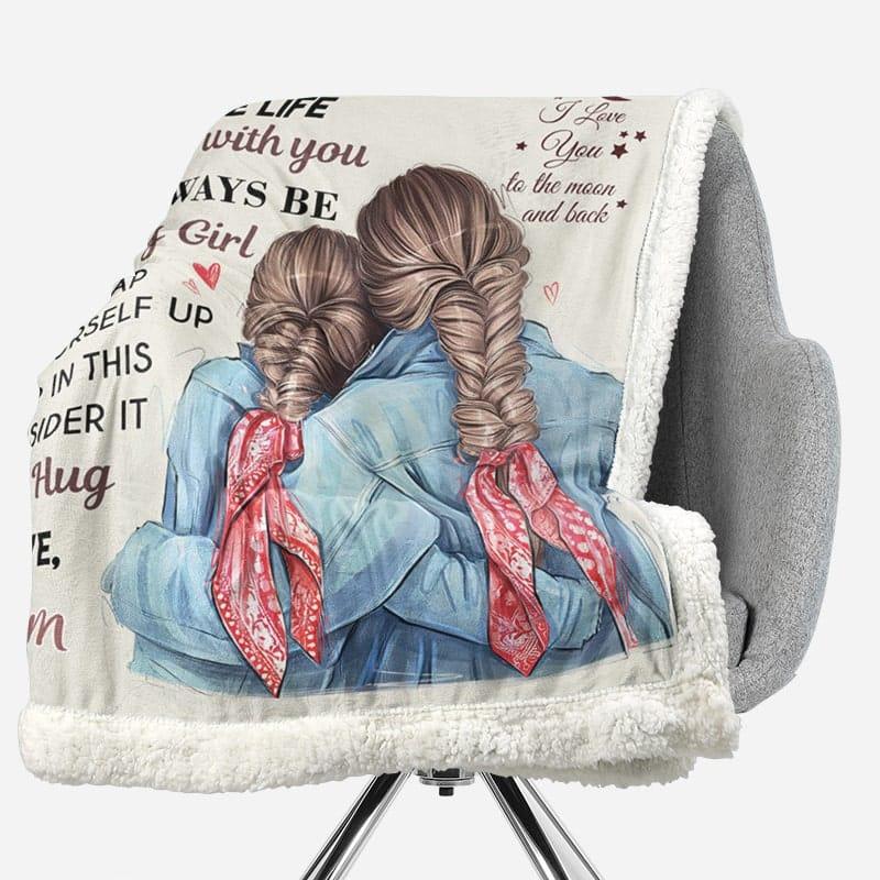 Blanket from mom to daughter with love - Galaxate
