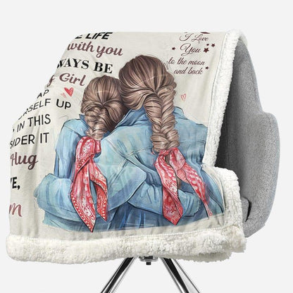 Blanket from mom to daughter with love - Galaxate