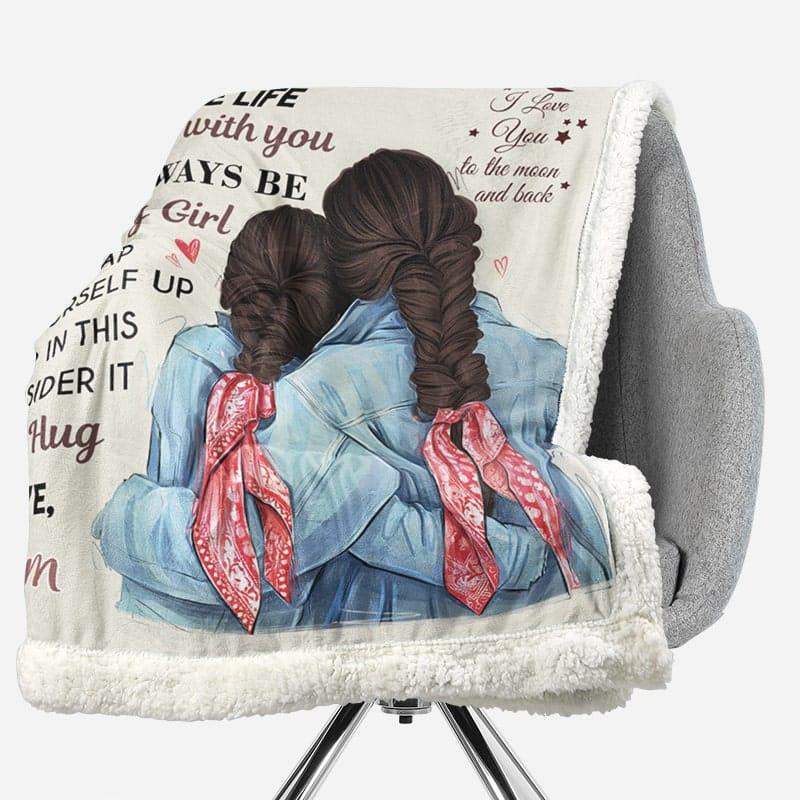 Blanket from mom to daughter with love - Galaxate