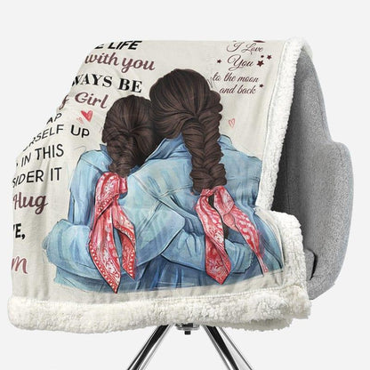 Blanket from mom to daughter with love - Galaxate