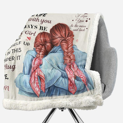 Blanket from mom to daughter with love - Galaxate