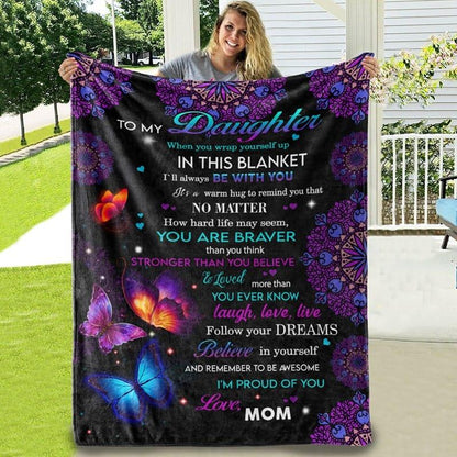 Blanket from mom to daughter with tenderness - Galaxate