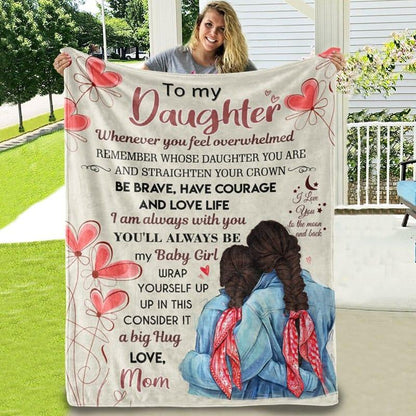 Blanket from mom to daughter with love - Galaxate