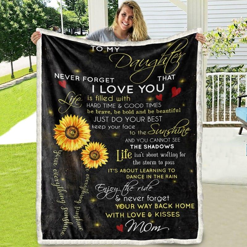 Blanket from mom to daughter for meeting wonderful dawns - Galaxate