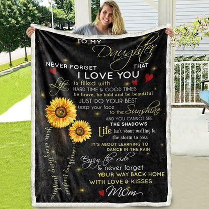Blanket from mom to daughter for meeting wonderful dawns - Galaxate