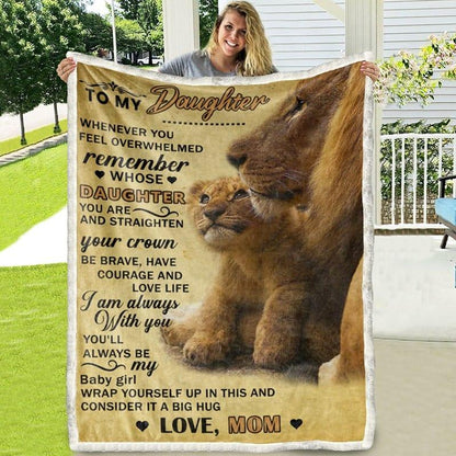 Blanket from mom to daughter for feeling of coziness - Galaxate