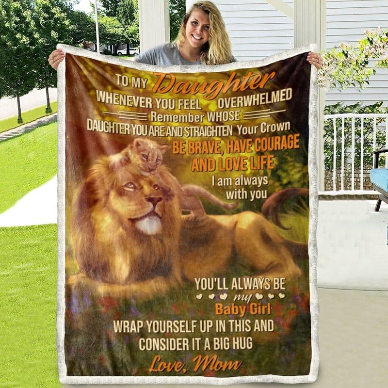 Blanket from mom to daughter with immeasurable love - Galaxate