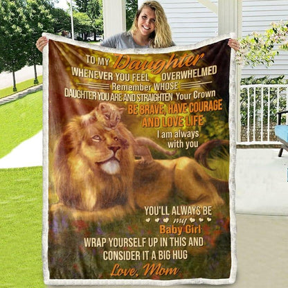 Blanket from mom to daughter with immeasurable love - Galaxate