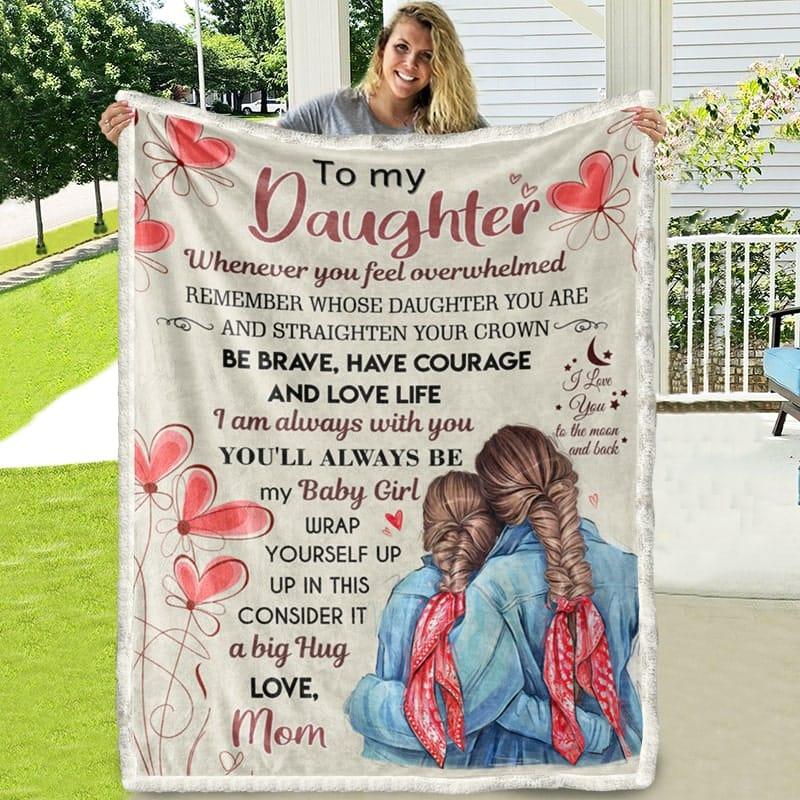 Blanket from mom to daughter with love - Galaxate