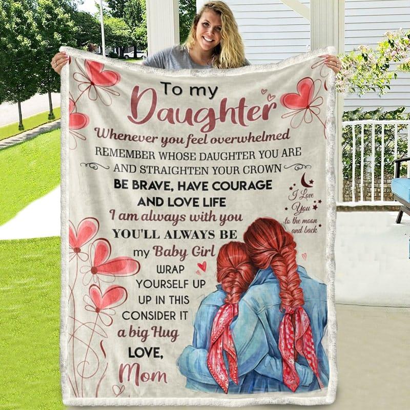 Blanket from mom to daughter with love - Galaxate